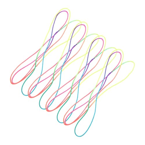 Abaodam 4 Stück Katzenspielzeug Mit Regenbogen Seil Interaktive Kits Spiel Kätzchenspielzeug Zappel Fingerspielzeug Farbige Katzenwiege Seilspielzeuge Katzenwiege Seil von Abaodam