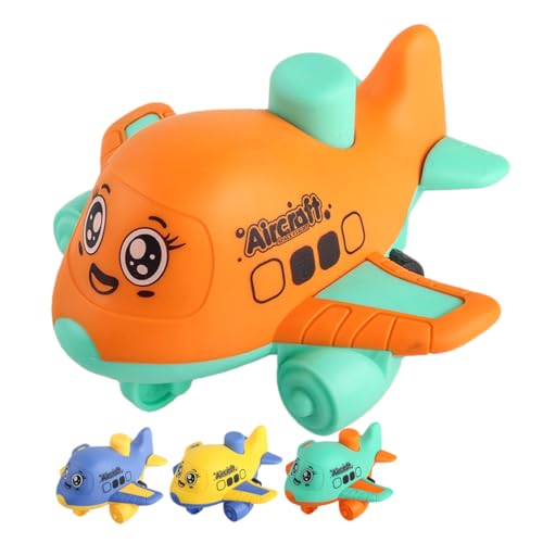 Abaodam Interaktives Drücken Flugzeug Auto Spielzeug Set Cartoon Jungen Und Mädchen Spielzeug Kunststoff Auto Für Geburtstag von Abaodam