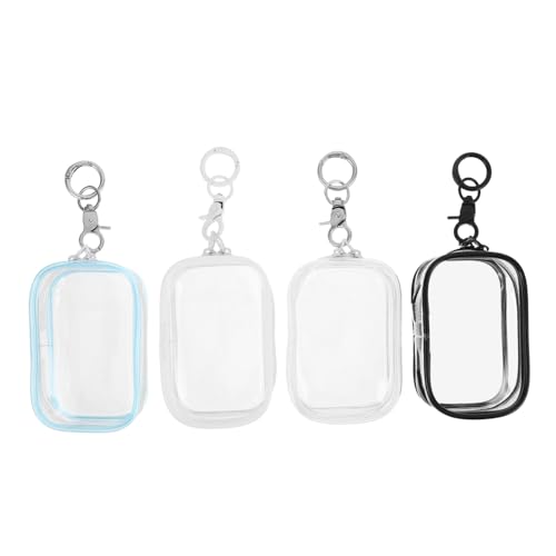Abaodam 4 Stück Klarer PVC Puppen-aufbewahrungsbeutel mit Schlüsselanhänger Stabile Transparente Tragetasche für Plüschtiere Kompakt Modisch für Erwachsene Abaodam 4 Stück Klarer PVC Puppen-aufbewahrungsbeutel mit Schlüsselanhänger Stabile Transparente Tragetasche für Plüschtiere Kompakt Modisch für Erwachsene von Abaodam