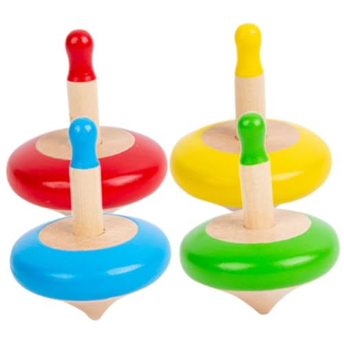 Abaodam 4 Stück Kleiner Kreisel Physikspielzeug Zappelspielzeug Gyro Flugspielzeug Minispielzeug Kinderspielzeug Kinderspielzeug Tragbares Kinderspielzeug Kinderversorgung Interessantes von Abaodam