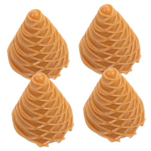 Abaodam 4 Stück Knuspriger vorgeben, Kuchenanzeige Leeres Eistütenmodell DIY -Materialien Vorräte vortäuschen Party-Essen-Requisiten Simuliertes Eistüten- PVC Schokolade Abaodam 4 Stück Knuspriger vorgeben, Kuchenanzeige Leeres Eistütenmodell DIY -Materialien Vorräte vortäuschen Party-Essen-Requisiten Simuliertes Eistüten- PVC Schokolade von Abaodam
