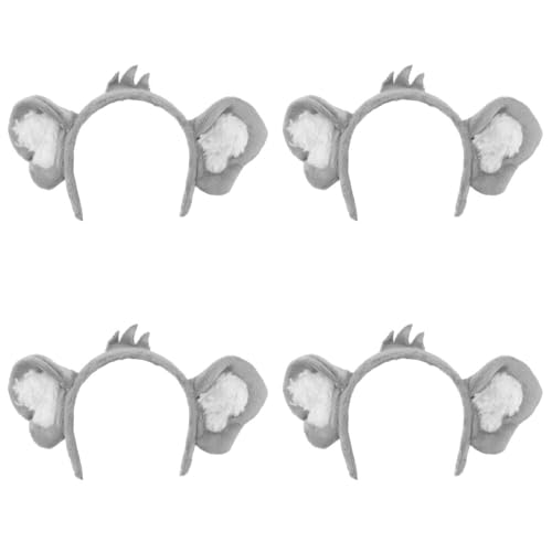 Abaodam 4 Stück Koala-stirnband Koala-kostüm Koala-kopfbedeckung Haarband Mit Koala-ohren Stirnband Mit Koala-ohren Koala-ohr-haarreifen Hundeohren Stirnband Polyester Kind Ohrringe Tier Abaodam 4 Stück Koala-stirnband Koala-kostüm Koala-kopfbedeckung Haarband Mit Koala-ohren Stirnband Mit Koala-ohren Koala-ohr-haarreifen Hundeohren Stirnband Polyester Kind Ohrringe Tier von Abaodam
