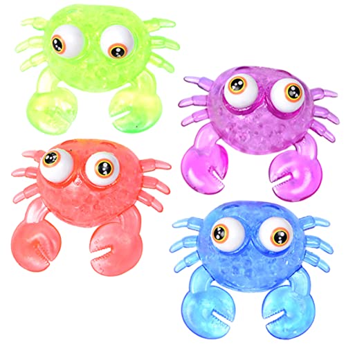 Abaodam 4 Stück Krabbenförmige Stressball Spielzeuge Elastische Stress Toys für Erwachsene für Stressabbau und Fidgeting Bunte Designs zur Entspannung Zufällige Farbe Abaodam 4 Stück Krabbenförmige Stressball Spielzeuge Elastische Stress Toys für Erwachsene für Stressabbau und Fidgeting Bunte Designs zur Entspannung Zufällige Farbe von Abaodam