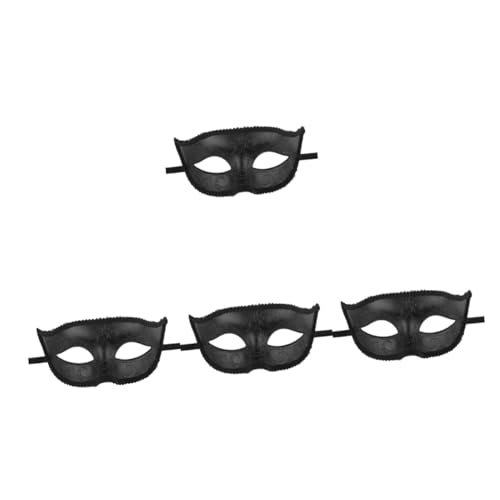 Abaodam 4 Stück Maskerade-maske Partymaske Halloween-maske Maskerade Maskenrequisiten Retro-masken Maskerademaske Für Halloween Ball Masken Venedig Mann Universal- Plastik von Abaodam