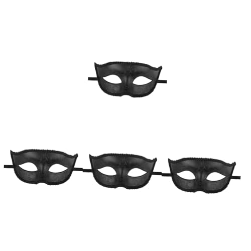 Abaodam 4 Stück Maskerade-maske Retro-maske Maskenrequisiten Partymaske Cosplay-requisiten Masken Verkleiden Masken-requisiten Aus Kunststoff Männer Und Frauen Plastik Kleidung Halloween von Abaodam