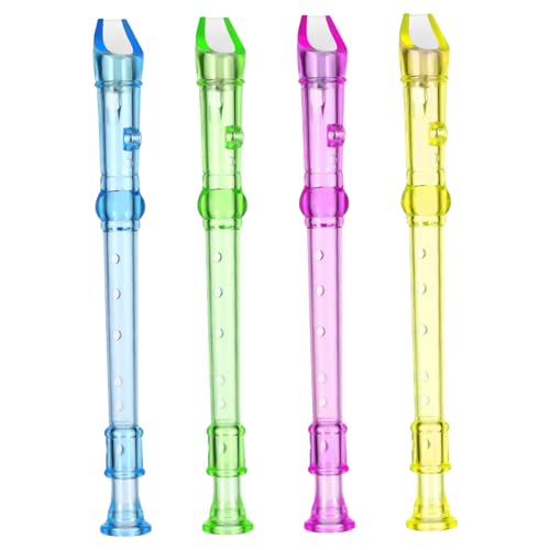 Abaodam 4 Stück Mini Blockflöte Transparente Kinderflöte für Anfänger Musikinstrument für Farbe Zufällig Zufällige Farbe Zufällige Farbe Abaodam 4 Stück Mini Blockflöte Transparente Kinderflöte für Anfänger Musikinstrument für Farbe Zufällig Zufällige Farbe Zufällige Farbe von Abaodam
