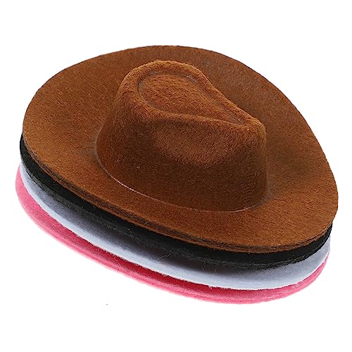 Abaodam 4 Stück Mini-Cowboyhut Mini-Cowgirl-Hüte für Getränke kleine hüte für Party kleine Hüte für Puppen Puppenhauslieferungen Mini-Hüte Hut für Minihauspuppe Vlies Zufällige Farbe Abaodam 4 Stück Mini-Cowboyhut Mini-Cowgirl-Hüte für Getränke kleine hüte für Party kleine Hüte für Puppen Puppenhauslieferungen Mini-Hüte Hut für Minihauspuppe Vlies Zufällige Farbe von Abaodam