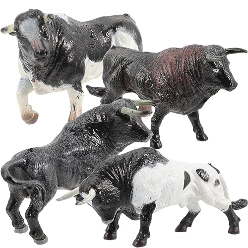 Abaodam 4 Stück Mini Kühe Miniature Cow Figuren für Garten Basteln Realistische Tiermodelle Deko für Bonsai Abaodam 4 Stück Mini Kühe Miniature Cow Figuren für Garten Basteln Realistische Tiermodelle Deko für Bonsai von Abaodam