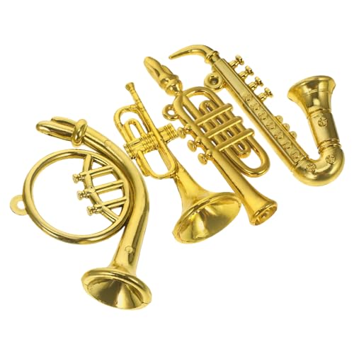 Abaodam 4er-Pack Mini-Saxophon-Modell Für Puppenhaus Heimdekoration Pädagogisch Abaodam 4er-Pack Mini-Saxophon-Modell Für Puppenhaus Heimdekoration Pädagogisch von Abaodam