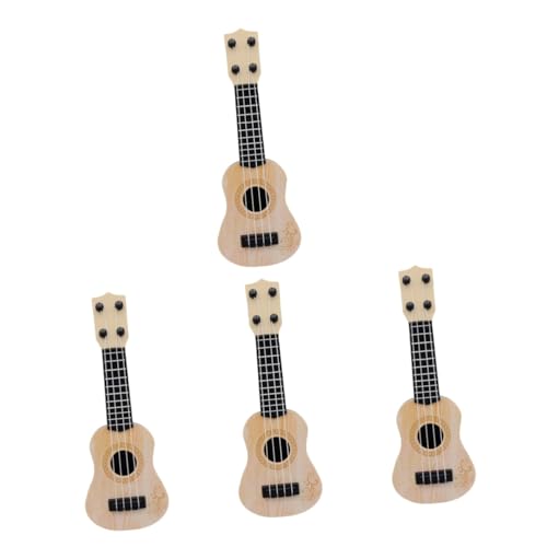 Abaodam 4 Stück Mini-Ukulele Ukelele für Ukulele Gitarre für Kinder kinderinstrumente Kinder musikinstrumente Spielzeug für Kleinkinder Ukulele-Spielzeug Mädchen von Abaodam