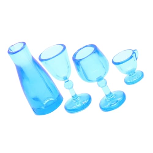 Abaodam 4 Stück Mini Weingläser Realistische Miniatur Weinkelche für Puppenhäuser zur Dekoration von Mikroszenen für Freunde Abaodam 4 Stück Mini Weingläser Realistische Miniatur Weinkelche für Puppenhäuser zur Dekoration von Mikroszenen für Freunde von Abaodam