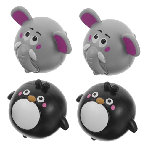 Abaodam 4stücke Mini Rückziehspielzeugautos Tierdesigns Für Mädchen Batteriefrei Robust Und Langlebig Für Goodie Bags Und Kleine Preise Bei Festen von Abaodam