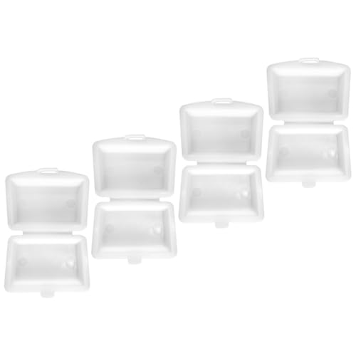 Abaodam 4 Stück Miniatur Food Verpackungsboxen Puppenhaus Zubehör für Realistische Deko Szenen für Cafés und Restaurants Simulation von Takeaway Boxen Abaodam 4 Stück Miniatur Food Verpackungsboxen Puppenhaus Zubehör für Realistische Deko Szenen für Cafés und Restaurants Simulation von Takeaway Boxen von Abaodam