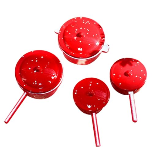 Abaodam 4 Stück Miniatur Kochgeschirr Set Teiliges Puppenhaus Zubehör Kochtöpfe für Kreative Mini Küchen Dekoration Geeignet für Puppenhausliebhaber Abaodam 4 Stück Miniatur Kochgeschirr Set Teiliges Puppenhaus Zubehör Kochtöpfe für Kreative Mini Küchen Dekoration Geeignet für Puppenhausliebhaber von Abaodam