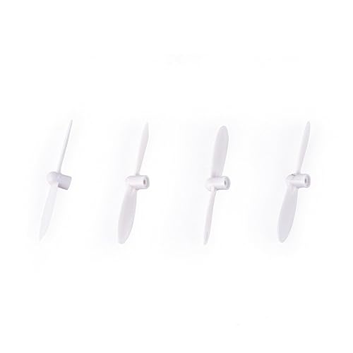 Abaodam Universell Passender Drohnenpropeller Weiße Ersatzpropeller für 10a V676 H111 Nano Rc Copter von Abaodam