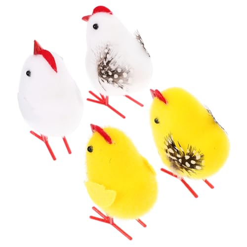 Abaodam 4 Stück Osterküken Hühnerfigur Küken Osterhuhn -Huhn- Küken Osterdeko Fuzzy Küken Ostern Kleine Küken Für Ostern Gefälschtes Kükenspielzeug Plüsch Abaodam 4 Stück Osterküken Hühnerfigur Küken Osterhuhn -Huhn- Küken Osterdeko Fuzzy Küken Ostern Kleine Küken Für Ostern Gefälschtes Kükenspielzeug Plüsch von Abaodam
