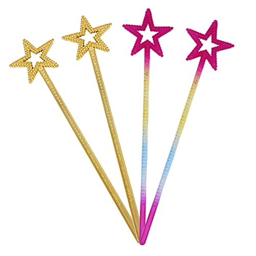 Abaodam Star Fairy Stick – Feenstäbe Für Kinder 4er-Set Für Partys Verkleidungen von Abaodam