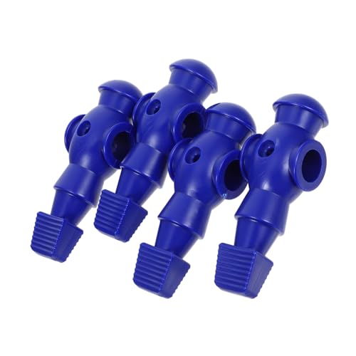 Abaodam 4 Stück Pokerspieler Fußball Kickertisch Männer Ersatz Ersatz Kicker Maschine Dynamo-kickerteile Party Blau Mechanische Figur Schreibtisch Vorbeigehen Blue Harz von Abaodam