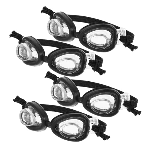 Abaodam 4 Stück Puppe Mini-Schwimmbrille Mini-Puppen-Brille Puppe verkleiden Sich Brillen kleine Brille für Puppe Puppenkostüm Brille Minibrille für Puppe Puppenkostüm-Brille Plastik Black Abaodam 4 Stück Puppe Mini-Schwimmbrille Mini-Puppen-Brille Puppe verkleiden Sich Brillen kleine Brille für Puppe Puppenkostüm Brille Minibrille für Puppe Puppenkostüm-Brille Plastik Black von Abaodam