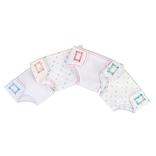 Abaodam 4stücke Teiliges Puppenwindeln Für Puppen Wiederverwendbare Puppenzubehör Für Babypuppen Niedliche Designs Für Kreatives Spielen Abaodam 4stücke Teiliges Puppenwindeln Für Puppen Wiederverwendbare Puppenzubehör Für Babypuppen Niedliche Designs Für Kreatives Spielen von Abaodam