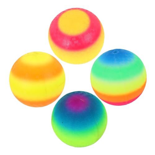 Abaodam Spielplatz-Set Für Jungen Und Mädchen 4er-Pack Regenbogen-Kickball Unzerbrechliches PVC Zum Spielen Im Freien Abaodam Spielplatz-Set Für Jungen Und Mädchen 4er-Pack Regenbogen-Kickball Unzerbrechliches PVC Zum Spielen Im Freien von Abaodam