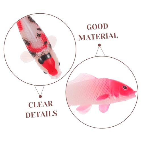 Abaodam 4 Stück Realistische Koi Fisch Figuren Miniatur Goldfisch Deko Künstliche Fische Aquarium Fairy Garden Zubehör Lebensechte Fischmodelle für Miniteich und Wohnraum Abaodam 4 Stück Realistische Koi Fisch Figuren Miniatur Goldfisch Deko Künstliche Fische Aquarium Fairy Garden Zubehör Lebensechte Fischmodelle für Miniteich und Wohnraum von Abaodam
