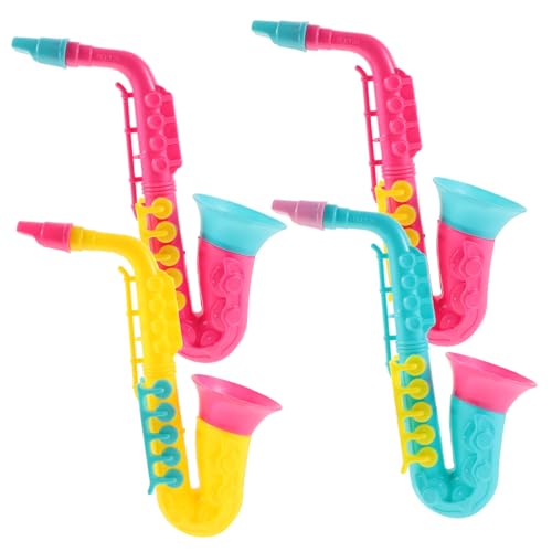 Abaodam 4-teiliges Saxophon-blasspielzeug Für Kinder – Pädagogisches Musikinstrument-lernspielzeug-Set von Abaodam
