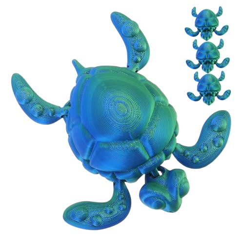 Abaodam 4 Stück Schildkröten-Modell Meeresschildkrötenfigur 3D-gedruckte Tiere Interessantes Schildkröten-Ornament für den Tisch für Meeresschildkröten Plastik Grün Abaodam 4 Stück Schildkröten-Modell Meeresschildkrötenfigur 3D-gedruckte Tiere Interessantes Schildkröten-Ornament für den Tisch für Meeresschildkröten Plastik Grün von Abaodam