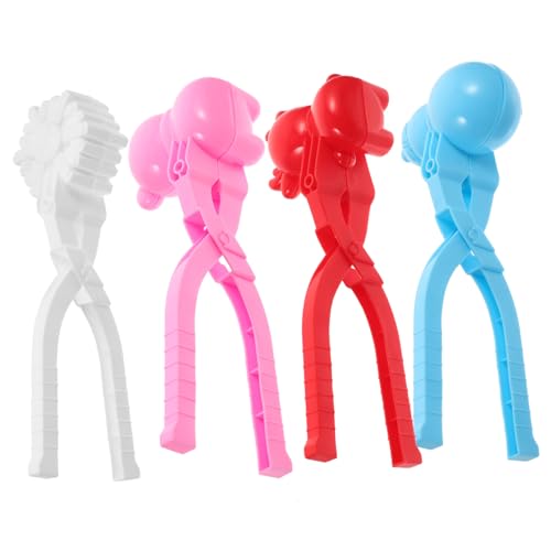 Abaodam 4 Stück Schneeballzange Schneeballformer Outdoor Ergonomisch Geformt für Schneeballschlachten Jungen Ab Jahren Spielmold Clamp für Schneespaß Abaodam 4 Stück Schneeballzange Schneeballformer Outdoor Ergonomisch Geformt für Schneeballschlachten Jungen Ab Jahren Spielmold Clamp für Schneespaß von Abaodam