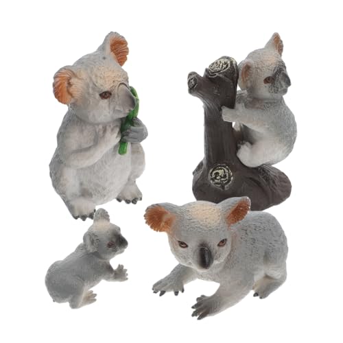 Abaodam 4 Stück Simulation Tiermodell Feengarten Miniatur Koalas Koala Figur Koala Party Favors Miniatur Koala Figuren Miniatur Koala Familie Figuren Koala Grau PVC Abaodam 4 Stück Simulation Tiermodell Feengarten Miniatur Koalas Koala Figur Koala Party Favors Miniatur Koala Figuren Miniatur Koala Familie Figuren Koala Grau PVC von Abaodam