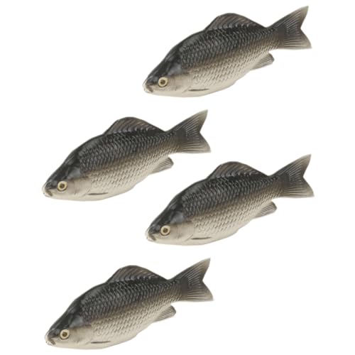 Abaodam 4 Stück Simulation von Schaumfischen gefälschter Fisch künstliche Fische Tiere Figuren Simulation realistischer Fischfiguren Simulation Fischdekoration Dark Grey Abaodam 4 Stück Simulation von Schaumfischen gefälschter Fisch künstliche Fische Tiere Figuren Simulation realistischer Fischfiguren Simulation Fischdekoration Dark Grey von Abaodam