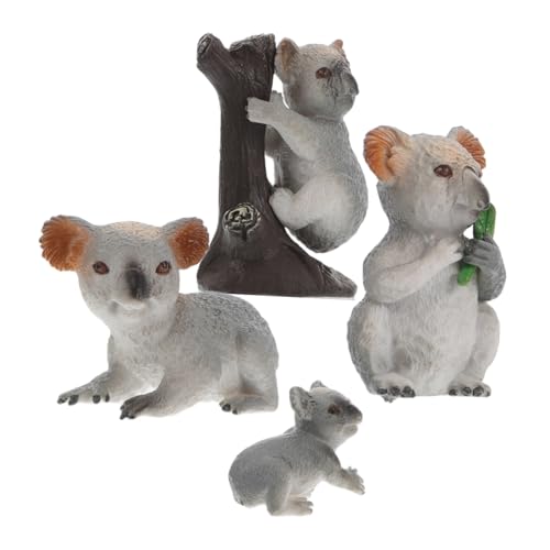 Abaodam 4 Stück Simulationstiermodell Koala-Figuren Koala Figur Fairy Garden Koala Figuren Miniatur -Koala -Familie Figuren Miniatur -Koala -Ornamente Koala-partyzubehör Grey PVC Abaodam 4 Stück Simulationstiermodell Koala-Figuren Koala Figur Fairy Garden Koala Figuren Miniatur -Koala -Familie Figuren Miniatur -Koala -Ornamente Koala-partyzubehör Grey PVC von Abaodam