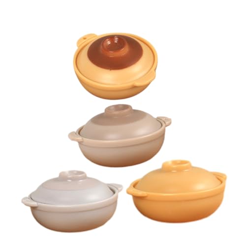 Abaodam 4 Stück Simulierte Reisküchenpfannen Backgeschirr Kochgeschirr Backen Auflauf Mini Verkaufsautomat Kochen Kuchen Mini Topfmodell Rollenspiel Mini Haustopf Kunststoff Abaodam 4 Stück Simulierte Reisküchenpfannen Backgeschirr Kochgeschirr Backen Auflauf Mini Verkaufsautomat Kochen Kuchen Mini Topfmodell Rollenspiel Mini Haustopf Kunststoff von Abaodam