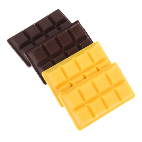 Abaodam 4 Stück Simulierte Schokoladenornamente Gefälschter Schokoladenhase Künstliches Essen Zur Präsentation Kleines Schokoladendekor Gefälschtes Gebäck Gefälschter Kuchen Abaodam 4 Stück Simulierte Schokoladenornamente Gefälschter Schokoladenhase Künstliches Essen Zur Präsentation Kleines Schokoladendekor Gefälschtes Gebäck Gefälschter Kuchen von Abaodam
