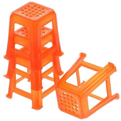 Abaodam 4 Stück Stuhlminiatur Stühle Mini-hockerfiguren Miniatur-hockermodell Miniatur-hockerfigur Miniaturmöbel Mini-Stuhl Zum Basteln Mini-Ornamente Zum Basteln Hocker-Modell Plastik Rot Abaodam 4 Stück Stuhlminiatur Stühle Mini-hockerfiguren Miniatur-hockermodell Miniatur-hockerfigur Miniaturmöbel Mini-Stuhl Zum Basteln Mini-Ornamente Zum Basteln Hocker-Modell Plastik Rot von Abaodam