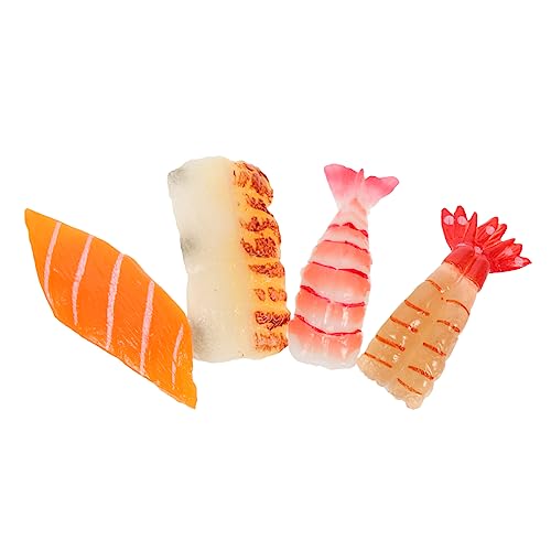 Abaodam Entzückendes Gefälschtes Sushi-Spielzeug Lebensechtes Lebensmitteldekor Wiederverwendbares Sushi-modellset von Abaodam