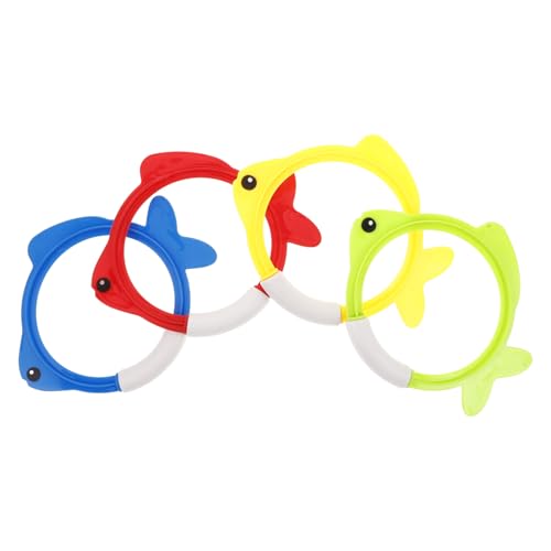 Abaodam Wasserspielzeug Für Kinder – 4er-Pack Tauchfischspielzeug Pool-tauchspielzeug Schwimmbadspiele Lustiges Lernspielzeug Für Schwimmer Abaodam Wasserspielzeug Für Kinder – 4er-Pack Tauchfischspielzeug Pool-tauchspielzeug Schwimmbadspiele Lustiges Lernspielzeug Für Schwimmer von Abaodam