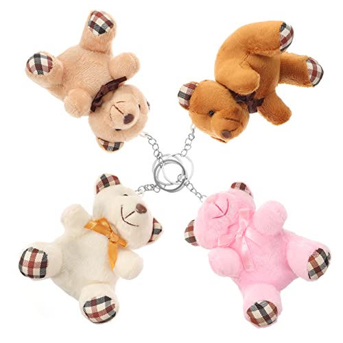 Abaodam 4 Stück Teddybär-Anhänger Spielzeugauto Babyspielzeug tragen Stofftier Schlüsselanhänger Plüschbär Schlüsselanhänger Flauschiger hängender Schlüsselanhänger Kuscheltier-Anhänger Abaodam 4 Stück Teddybär-Anhänger Spielzeugauto Babyspielzeug tragen Stofftier Schlüsselanhänger Plüschbär Schlüsselanhänger Flauschiger hängender Schlüsselanhänger Kuscheltier-Anhänger von Abaodam
