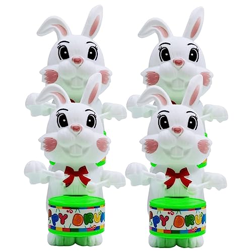 Abaodam 4 Stück Teiliges Aufziehspielzeug für Niedliches Kaninchen mit Trommel Design Batteriefrei für Spielzimmer zur Stärkung der Eltern Junge Mädchen Beziehung Zufällige Abaodam 4 Stück Teiliges Aufziehspielzeug für Niedliches Kaninchen mit Trommel Design Batteriefrei für Spielzimmer zur Stärkung der Eltern Junge Mädchen Beziehung Zufällige von Abaodam