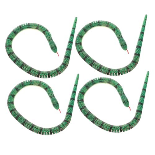 Abaodam 4 Stück Teiliges Flexibles Holzschlangen Realistisches Tiermodell zum Bemalen Vielseitig für Halloween Partydekoration DIY Basteln und Streiche Sicher und Langlebig Abaodam 4 Stück Teiliges Flexibles Holzschlangen Realistisches Tiermodell zum Bemalen Vielseitig für Halloween Partydekoration DIY Basteln und Streiche Sicher und Langlebig von Abaodam