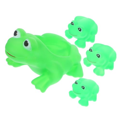 Abaodam 4 Stück Teiliges Frosch Bade Set für Wasserspaß der Badewanne Weiche und Flexible Badetier Spielzeuge Fördert Kreativität und Eltern Junge Mädchen Bindung Abaodam 4 Stück Teiliges Frosch Bade Set für Wasserspaß der Badewanne Weiche und Flexible Badetier Spielzeuge Fördert Kreativität und Eltern Junge Mädchen Bindung von Abaodam