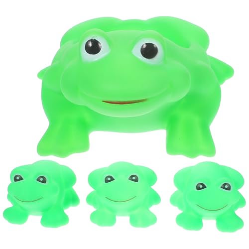 Abaodam 4 Stück Teiliges Frosch Badewannenspielzeug Set Weiche Flexible Gummifrosche für Badespaß für Fördert Kreativität und Soziale Fähigkeiten Abaodam 4 Stück Teiliges Frosch Badewannenspielzeug Set Weiche Flexible Gummifrosche für Badespaß für Fördert Kreativität und Soziale Fähigkeiten von Abaodam