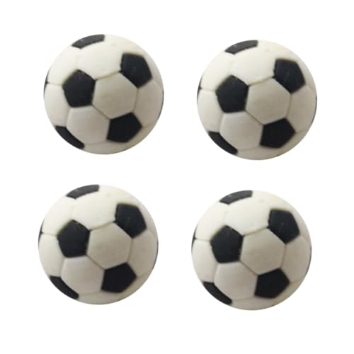 Abaodam 4 Stück Teiliges Fußball Dekorationen für Puppenhaus für Kreative Gestaltung von Mini Landschaften und Szenen Sicher und Langlebig Spielzeugaccessoires für Fußballfans von Abaodam