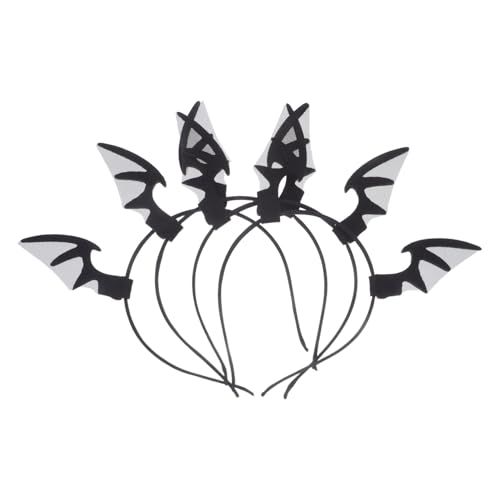Abaodam 4 Stück Teiliges Halloween Stirnband mit Schwarzen Netz-flügeln Leichtes Bat Wing Haarreif für Frauen und Dekoratives Kostüm-accessoire für Halloween-party und Festliche von Abaodam