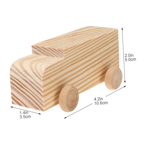 Abaodam 4 Stück Teiliges Holzauto DIY Handbemalt Kreatives Kindergarten Malspielzeug zum Bemalen und Basteln Abaodam 4 Stück Teiliges Holzauto DIY Handbemalt Kreatives Kindergarten Malspielzeug zum Bemalen und Basteln von Abaodam