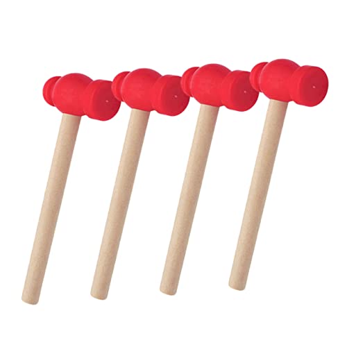 Abaodam 4 Stück Teiliges Kinderhammer Spielzeugset Ergonomischer Griff Holzspielzeug für Interaktive Eltern Junge Mädchen Spiele für Zuhause und Restaurants und Langlebige Materialien Abaodam 4 Stück Teiliges Kinderhammer Spielzeugset Ergonomischer Griff Holzspielzeug für Interaktive Eltern Junge Mädchen Spiele für Zuhause und Restaurants und Langlebige Materialien von Abaodam