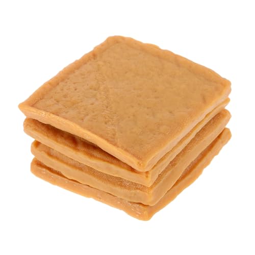Abaodam 4 Stück Teiliges Künstliches Tofu Getrocknetes Tofu Modell Detailreich Realistische Nachbildung Vielseitig für Küche Restaurant Dekoration Abaodam 4 Stück Teiliges Künstliches Tofu Getrocknetes Tofu Modell Detailreich Realistische Nachbildung Vielseitig für Küche Restaurant Dekoration von Abaodam