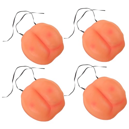 Abaodam 4 Stück Teiliges Lustiger Prank-Buttocks aus Weichem Material Realistische Fake-Booty Requisiten für Partyspaß Elastische Cosplay Accessoires für Halloween und Fasching Abaodam 4 Stück Teiliges Lustiger Prank-Buttocks aus Weichem Material Realistische Fake-Booty Requisiten für Partyspaß Elastische Cosplay Accessoires für Halloween und Fasching von Abaodam