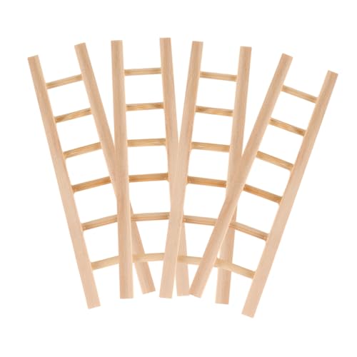 Abaodam 4stücke Holzleiter Miniatur Kleine Trittleiter Für Puppenhaus Möbel Bastelzubehör Landschaftsdekor DIY Heimwerker Accessoire Abaodam 4stücke Holzleiter Miniatur Kleine Trittleiter Für Puppenhaus Möbel Bastelzubehör Landschaftsdekor DIY Heimwerker Accessoire von Abaodam