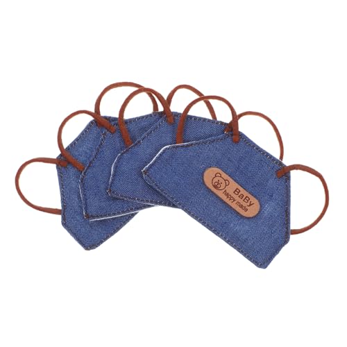 Abaodam 4 Stück Teiliges Mini Jeans Schürzen für Puppen Robuste DIY Puppenkleidung Backzubehör Retro Denim Puppenhaus Kostüm für Kreatives Verkleiden und Spielspaß Abaodam 4 Stück Teiliges Mini Jeans Schürzen für Puppen Robuste DIY Puppenkleidung Backzubehör Retro Denim Puppenhaus Kostüm für Kreatives Verkleiden und Spielspaß von Abaodam